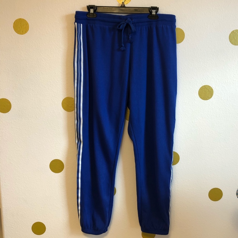 Blue sweat pants